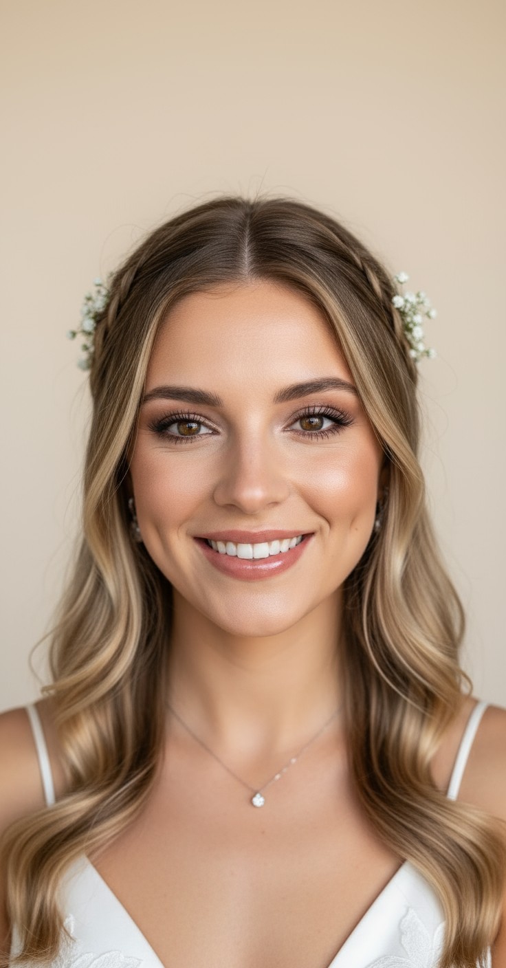 After Boho Bridesmaid Hair